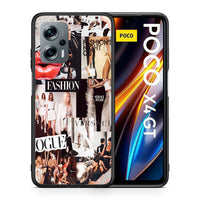 Thumbnail for Θήκη Αγίου Βαλεντίνου Xiaomi Poco X4 GT Collage Fashion από τη Smartfits με σχέδιο στο πίσω μέρος και μαύρο περίβλημα | Xiaomi Poco X4 GT Collage Fashion case with colorful back and black bezels