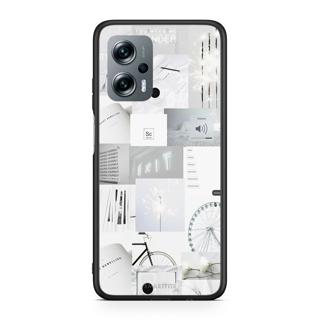 Xiaomi Poco X4 GT Collage Make Me Wonder Θήκη Αγίου Βαλεντίνου από τη Smartfits με σχέδιο στο πίσω μέρος και μαύρο περίβλημα | Smartphone case with colorful back and black bezels by Smartfits