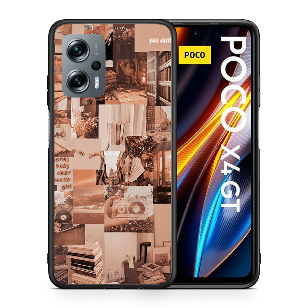 Θήκη Αγίου Βαλεντίνου Xiaomi Poco X4 GT Collage You Can από τη Smartfits με σχέδιο στο πίσω μέρος και μαύρο περίβλημα | Xiaomi Poco X4 GT Collage You Can case with colorful back and black bezels