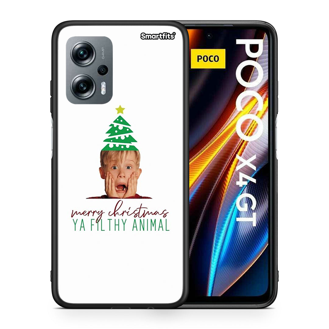 Θήκη Xiaomi Poco X4 GT Filthy Animal από τη Smartfits με σχέδιο στο πίσω μέρος και μαύρο περίβλημα | Xiaomi Poco X4 GT Filthy Animal case with colorful back and black bezels