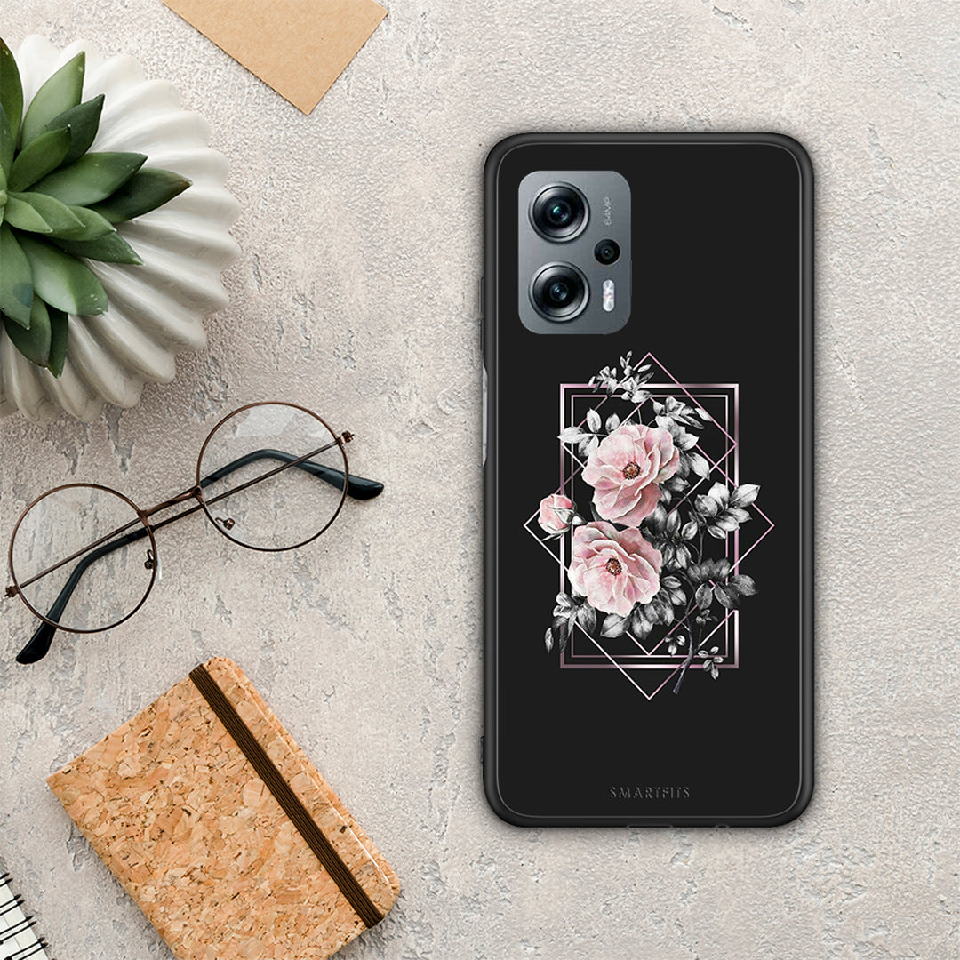 Flower Frame - Xiaomi Poco X4 GT θήκη