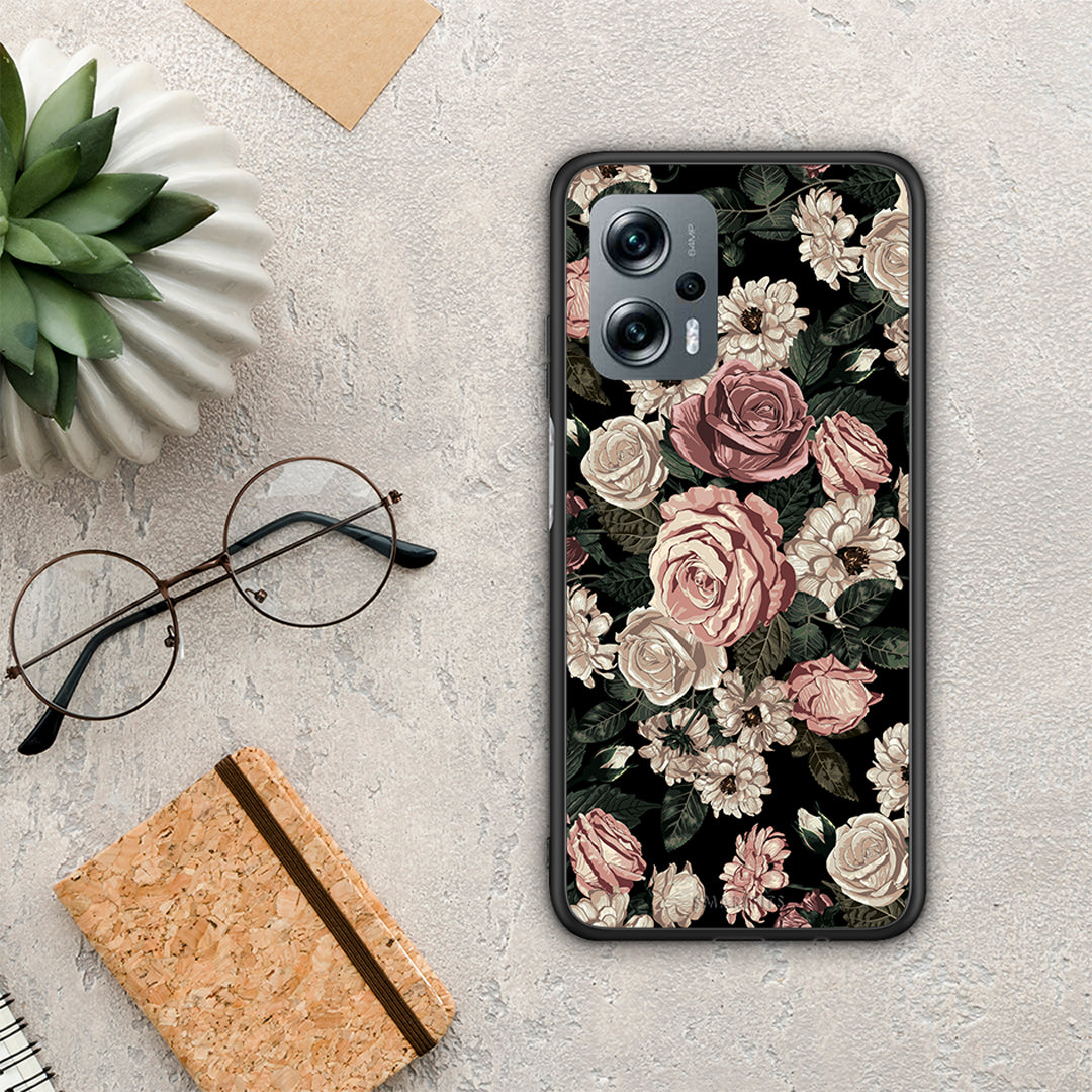 Flower Wild Roses - Xiaomi Poco X4 GT θήκη