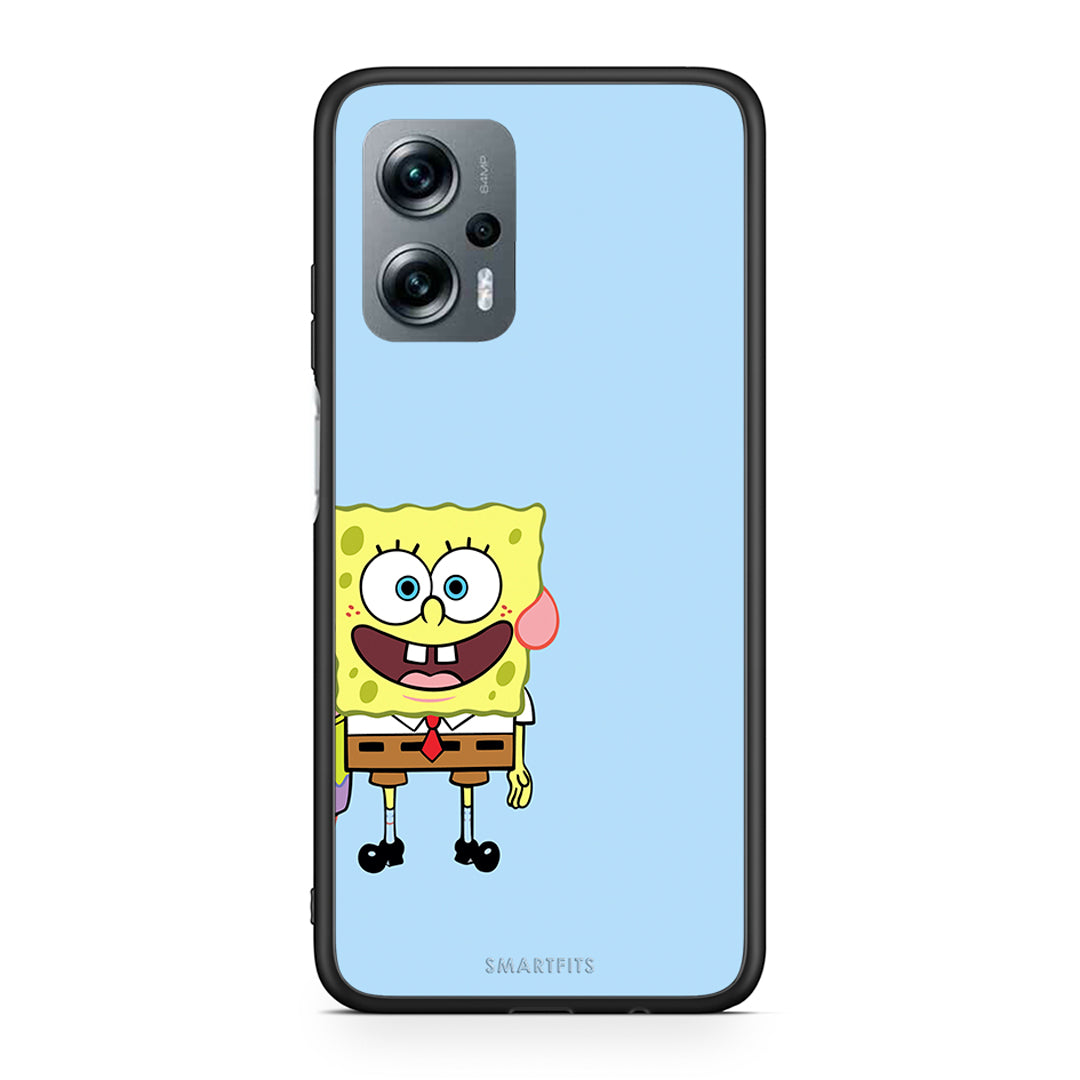 Xiaomi Poco X4 GT Friends Bob θήκη από τη Smartfits με σχέδιο στο πίσω μέρος και μαύρο περίβλημα | Smartphone case with colorful back and black bezels by Smartfits