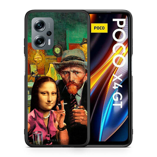 Θήκη Xiaomi Poco X4 GT Funny Art από τη Smartfits με σχέδιο στο πίσω μέρος και μαύρο περίβλημα | Xiaomi Poco X4 GT Funny Art case with colorful back and black bezels