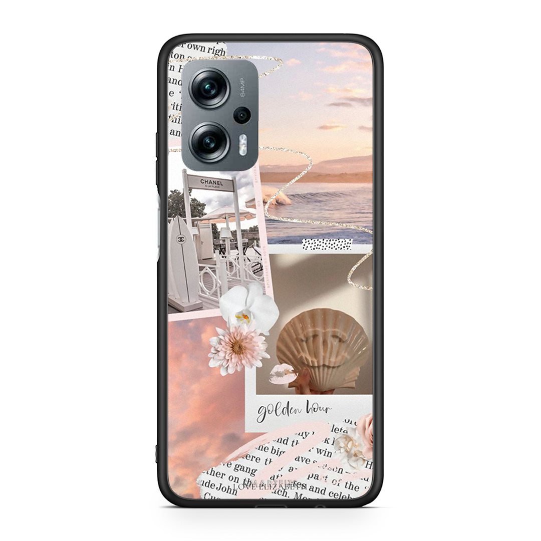 Xiaomi Poco X4 GT Golden Hour Θήκη Αγίου Βαλεντίνου από τη Smartfits με σχέδιο στο πίσω μέρος και μαύρο περίβλημα | Smartphone case with colorful back and black bezels by Smartfits