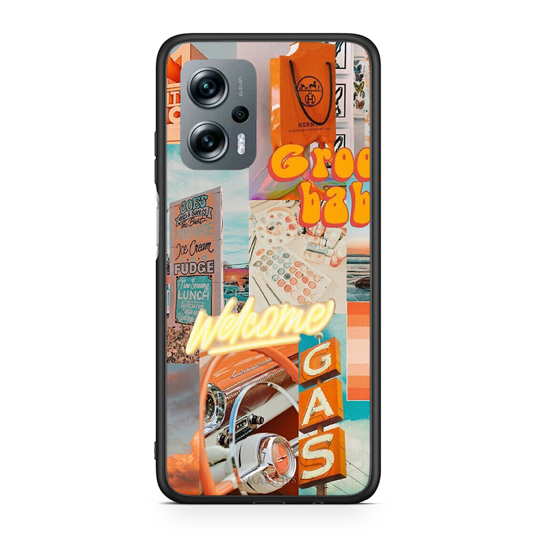 Xiaomi Poco X4 GT Groovy Babe Θήκη Αγίου Βαλεντίνου από τη Smartfits με σχέδιο στο πίσω μέρος και μαύρο περίβλημα | Smartphone case with colorful back and black bezels by Smartfits