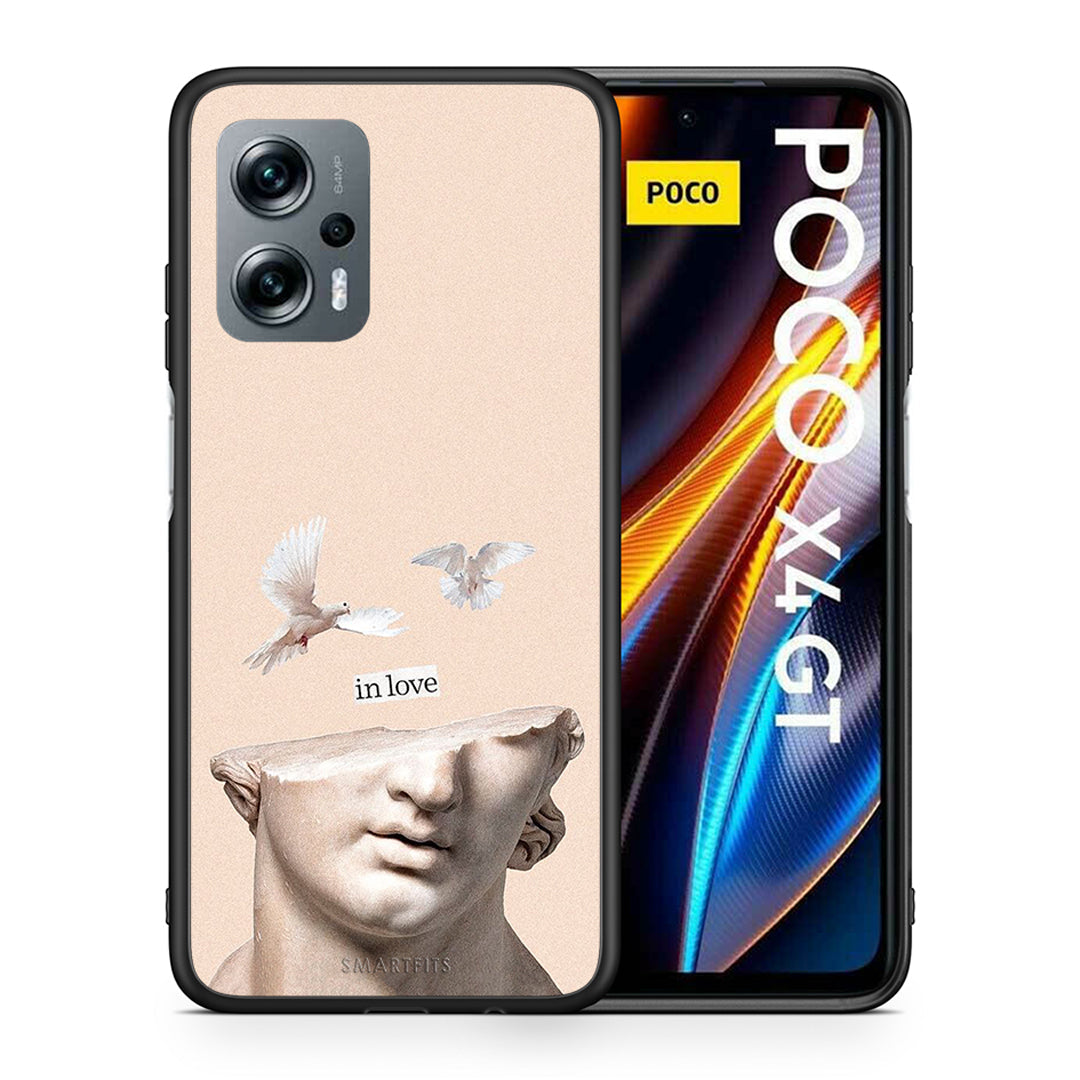 Θήκη Xiaomi Poco X4 GT In Love από τη Smartfits με σχέδιο στο πίσω μέρος και μαύρο περίβλημα | Xiaomi Poco X4 GT In Love case with colorful back and black bezels