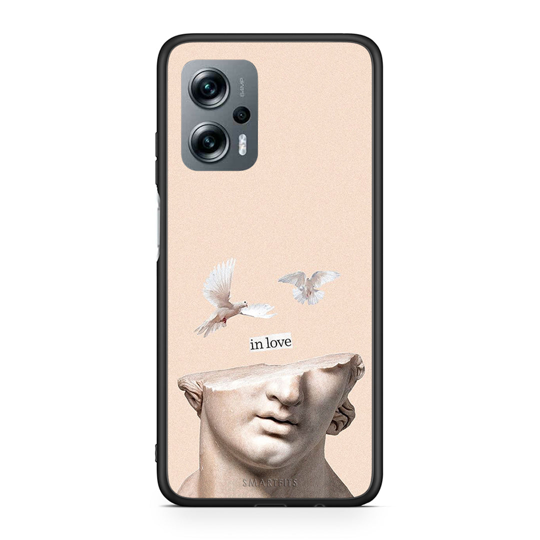 Xiaomi Poco X4 GT In Love θήκη από τη Smartfits με σχέδιο στο πίσω μέρος και μαύρο περίβλημα | Smartphone case with colorful back and black bezels by Smartfits