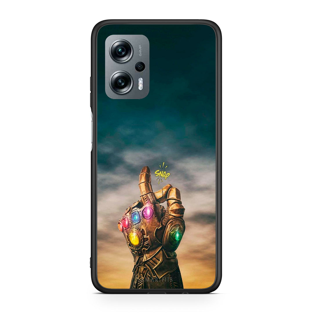 Xiaomi Poco X4 GT Infinity Snap θήκη από τη Smartfits με σχέδιο στο πίσω μέρος και μαύρο περίβλημα | Smartphone case with colorful back and black bezels by Smartfits