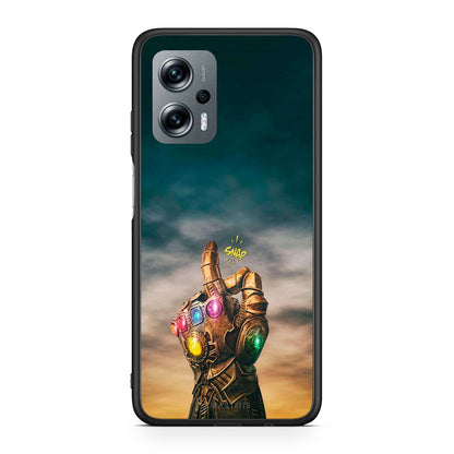 Xiaomi Poco X4 GT Infinity Snap θήκη από τη Smartfits με σχέδιο στο πίσω μέρος και μαύρο περίβλημα | Smartphone case with colorful back and black bezels by Smartfits