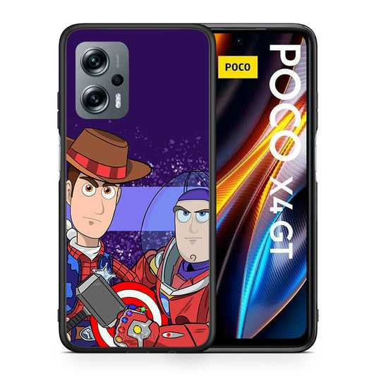 Θήκη Xiaomi Poco X4 GT Infinity Story από τη Smartfits με σχέδιο στο πίσω μέρος και μαύρο περίβλημα | Xiaomi Poco X4 GT Infinity Story case with colorful back and black bezels