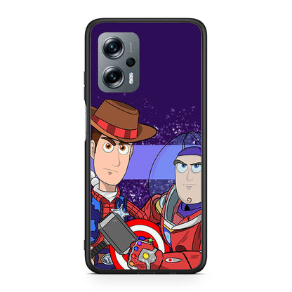 Xiaomi Poco X4 GT Infinity Story θήκη από τη Smartfits με σχέδιο στο πίσω μέρος και μαύρο περίβλημα | Smartphone case with colorful back and black bezels by Smartfits