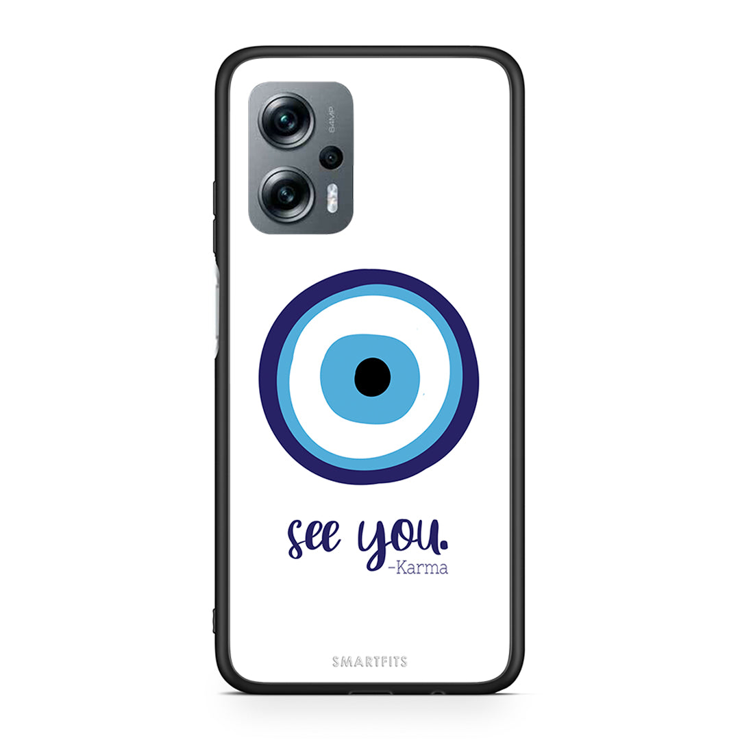 Xiaomi Poco X4 GT Karma Says θήκη από τη Smartfits με σχέδιο στο πίσω μέρος και μαύρο περίβλημα | Smartphone case with colorful back and black bezels by Smartfits