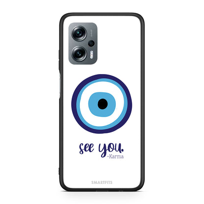 Xiaomi Poco X4 GT Karma Says θήκη από τη Smartfits με σχέδιο στο πίσω μέρος και μαύρο περίβλημα | Smartphone case with colorful back and black bezels by Smartfits