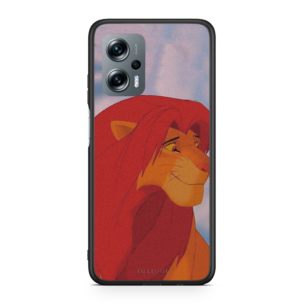 Xiaomi Poco X4 GT Lion Love 1 Θήκη Αγίου Βαλεντίνου από τη Smartfits με σχέδιο στο πίσω μέρος και μαύρο περίβλημα | Smartphone case with colorful back and black bezels by Smartfits