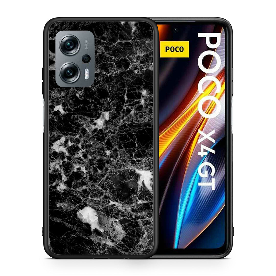 Θήκη Xiaomi Poco X4 GT Male Marble από τη Smartfits με σχέδιο στο πίσω μέρος και μαύρο περίβλημα | Xiaomi Poco X4 GT Male Marble case with colorful back and black bezels