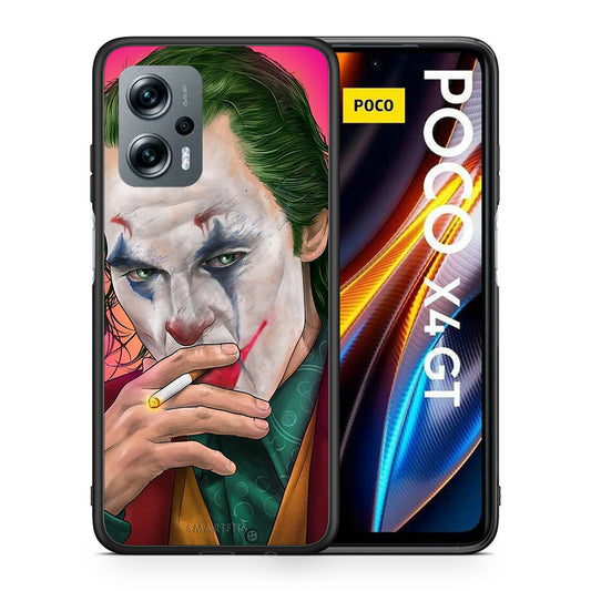 Θήκη Xiaomi Poco X4 GT JokesOnU PopArt από τη Smartfits με σχέδιο στο πίσω μέρος και μαύρο περίβλημα | Xiaomi Poco X4 GT JokesOnU PopArt case with colorful back and black bezels