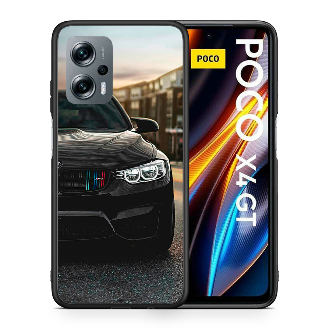 Θήκη Xiaomi Poco X4 GT M3 Racing από τη Smartfits με σχέδιο στο πίσω μέρος και μαύρο περίβλημα | Xiaomi Poco X4 GT M3 Racing case with colorful back and black bezels