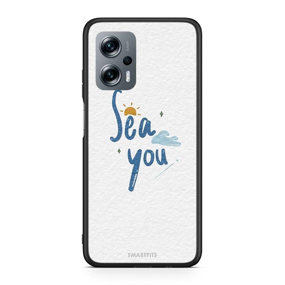 Xiaomi Poco X4 GT Sea You Θήκη από τη Smartfits με σχέδιο στο πίσω μέρος και μαύρο περίβλημα | Smartphone case with colorful back and black bezels by Smartfits