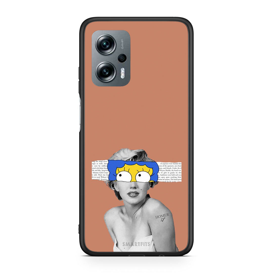 Xiaomi Poco X4 GT Sim Merilyn θήκη από τη Smartfits με σχέδιο στο πίσω μέρος και μαύρο περίβλημα | Smartphone case with colorful back and black bezels by Smartfits