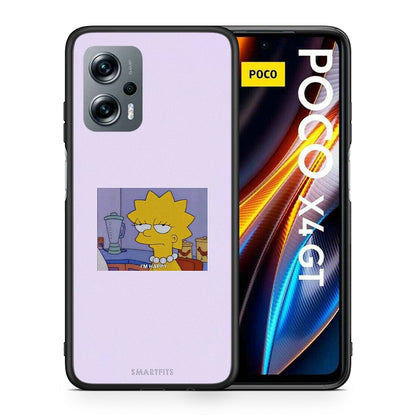 Θήκη Xiaomi Poco X4 GT So Happy από τη Smartfits με σχέδιο στο πίσω μέρος και μαύρο περίβλημα | Xiaomi Poco X4 GT So Happy case with colorful back and black bezels