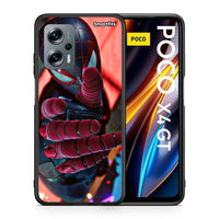 Thumbnail for Θήκη Xiaomi Poco X4 GT Spider Hand από τη Smartfits με σχέδιο στο πίσω μέρος και μαύρο περίβλημα | Xiaomi Poco X4 GT Spider Hand case with colorful back and black bezels
