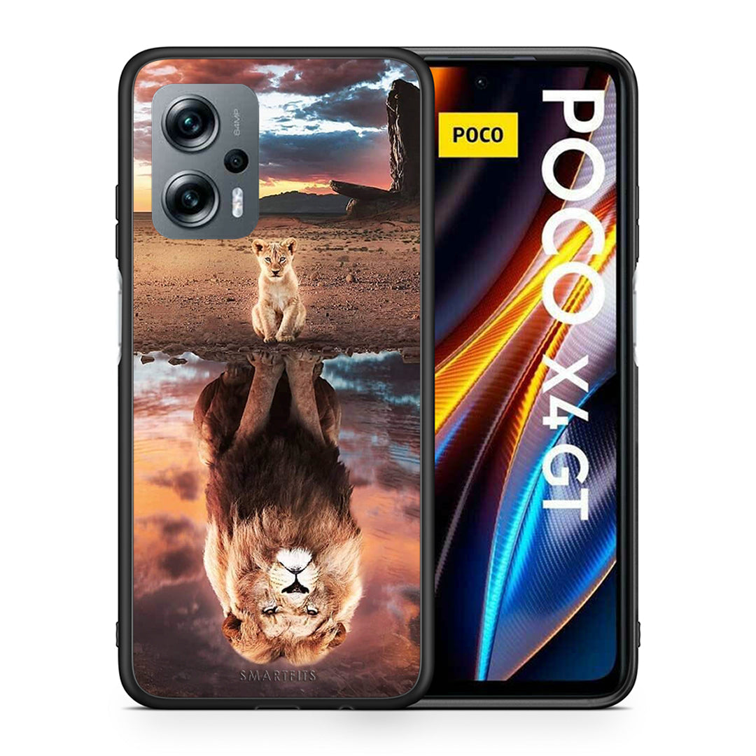Θήκη Αγίου Βαλεντίνου Xiaomi Poco X4 GT Sunset Dreams από τη Smartfits με σχέδιο στο πίσω μέρος και μαύρο περίβλημα | Xiaomi Poco X4 GT Sunset Dreams case with colorful back and black bezels