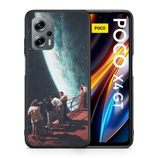 Θήκη Xiaomi Poco X4 GT Surreal View από τη Smartfits με σχέδιο στο πίσω μέρος και μαύρο περίβλημα | Xiaomi Poco X4 GT Surreal View case with colorful back and black bezels