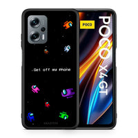 Thumbnail for Θήκη Xiaomi Poco X4 GT AFK Text από τη Smartfits με σχέδιο στο πίσω μέρος και μαύρο περίβλημα | Xiaomi Poco X4 GT AFK Text case with colorful back and black bezels