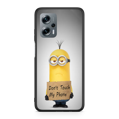 4 - Xiaomi Poco X4 GT Minion Text case, cover, bumper