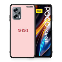 Thumbnail for Θήκη Xiaomi Poco X4 GT XOXO Love από τη Smartfits με σχέδιο στο πίσω μέρος και μαύρο περίβλημα | Xiaomi Poco X4 GT XOXO Love case with colorful back and black bezels