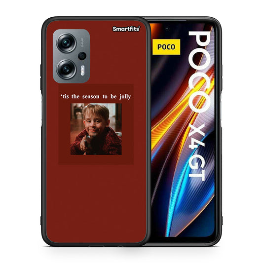Θήκη Xiaomi Poco X4 GT Xmas Ultimate Spirit από τη Smartfits με σχέδιο στο πίσω μέρος και μαύρο περίβλημα | Xiaomi Poco X4 GT Xmas Ultimate Spirit case with colorful back and black bezels