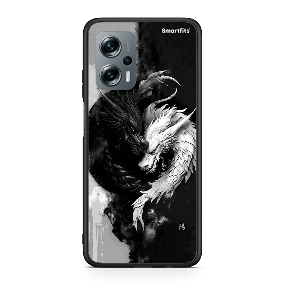 Xiaomi Poco X4 GT Yin Yang θήκη από τη Smartfits με σχέδιο στο πίσω μέρος και μαύρο περίβλημα | Smartphone case with colorful back and black bezels by Smartfits