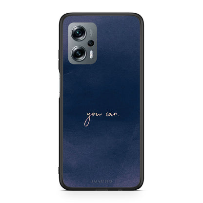 Xiaomi Poco X4 GT You Can θήκη από τη Smartfits με σχέδιο στο πίσω μέρος και μαύρο περίβλημα | Smartphone case with colorful back and black bezels by Smartfits