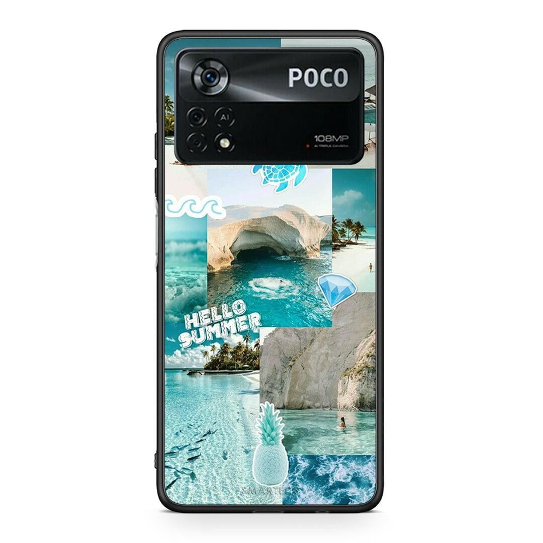 Xiaomi Poco X4 Pro 5G Aesthetic Summer Θήκη από τη Smartfits με σχέδιο στο πίσω μέρος και μαύρο περίβλημα | Smartphone case with colorful back and black bezels by Smartfits