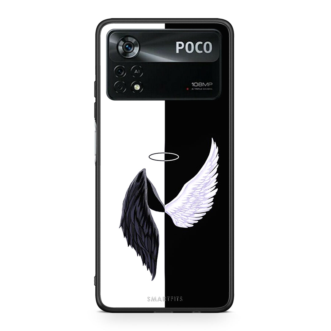 Xiaomi Poco X4 Pro 5G Angels Demons θήκη από τη Smartfits με σχέδιο στο πίσω μέρος και μαύρο περίβλημα | Smartphone case with colorful back and black bezels by Smartfits
