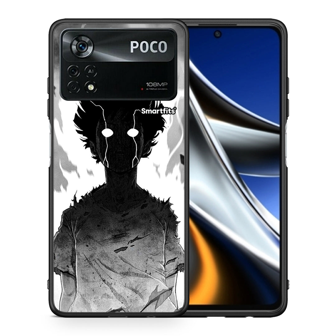Θήκη Xiaomi Poco X4 Pro 5G Anime Boy από τη Smartfits με σχέδιο στο πίσω μέρος και μαύρο περίβλημα | Xiaomi Poco X4 Pro 5G Anime Boy case with colorful back and black bezels