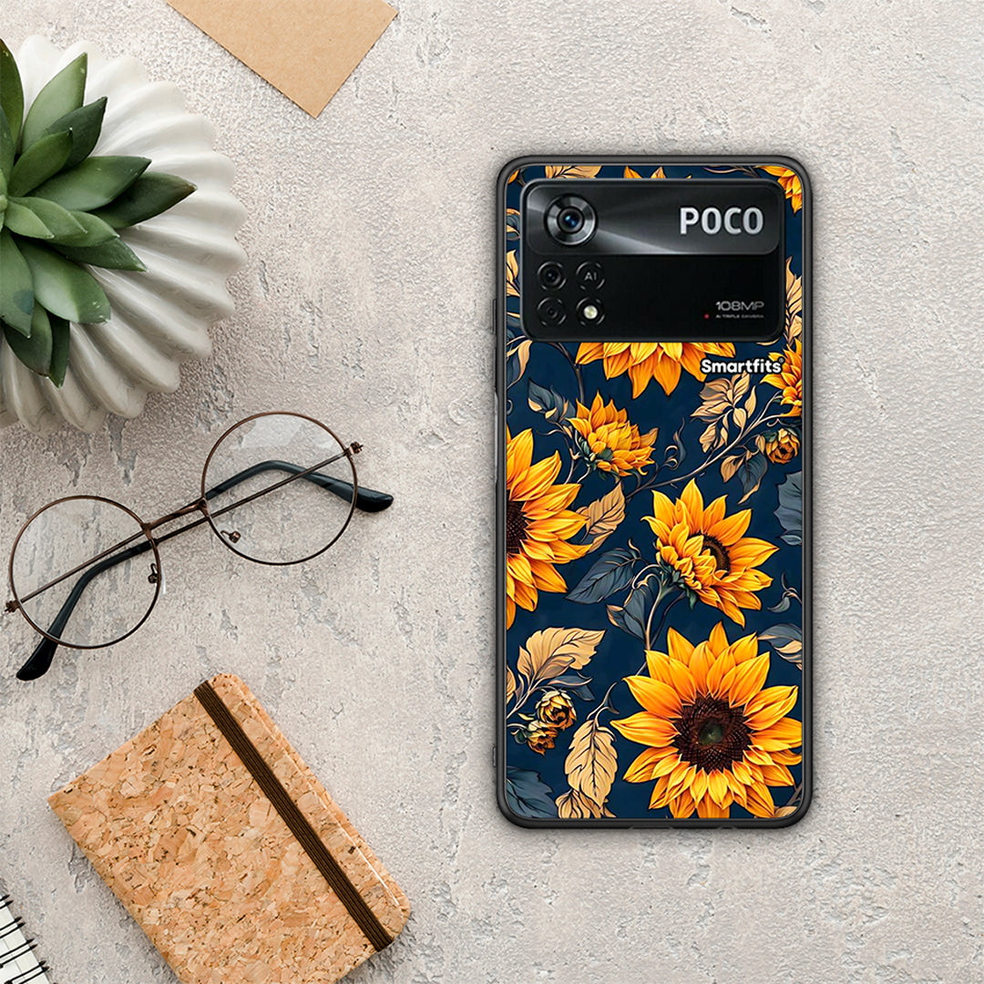 Autumn Sunflowers - Xiaomi Poco X4 Pro 5G θήκη