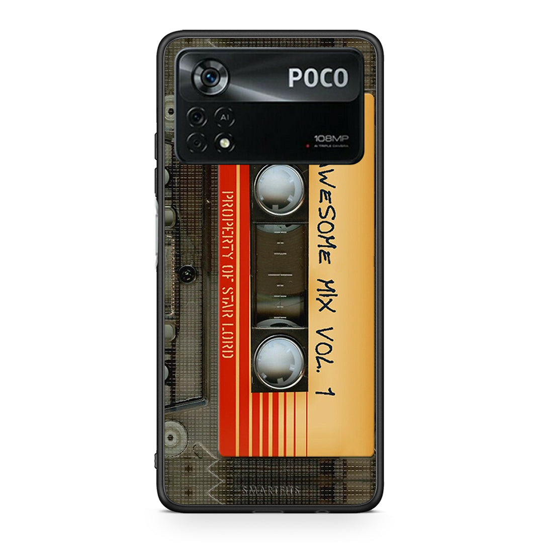 Xiaomi Poco X4 Pro 5G Awesome Mix θήκη από τη Smartfits με σχέδιο στο πίσω μέρος και μαύρο περίβλημα | Smartphone case with colorful back and black bezels by Smartfits
