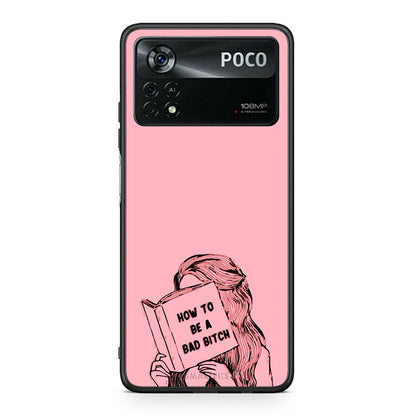 Xiaomi Poco X4 Pro 5G Bad Bitch θήκη από τη Smartfits με σχέδιο στο πίσω μέρος και μαύρο περίβλημα | Smartphone case with colorful back and black bezels by Smartfits