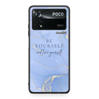 Thumbnail for Xiaomi Poco X4 Pro 5G Be Yourself θήκη από τη Smartfits με σχέδιο στο πίσω μέρος και μαύρο περίβλημα | Smartphone case with colorful back and black bezels by Smartfits