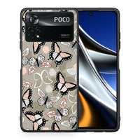 Thumbnail for Θήκη Xiaomi Poco X4 Pro 5G Butterflies Boho από τη Smartfits με σχέδιο στο πίσω μέρος και μαύρο περίβλημα | Xiaomi Poco X4 Pro 5G Butterflies Boho case with colorful back and black bezels