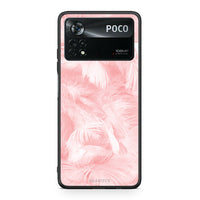 Thumbnail for 33 - Xiaomi Poco X4 Pro 5G Pink Feather Boho case, cover, bumper