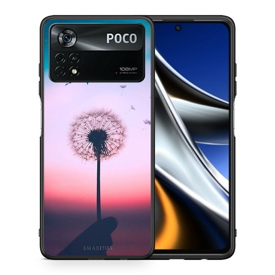 Θήκη Xiaomi Poco X4 Pro 5G Wish Boho από τη Smartfits με σχέδιο στο πίσω μέρος και μαύρο περίβλημα | Xiaomi Poco X4 Pro 5G Wish Boho case with colorful back and black bezels