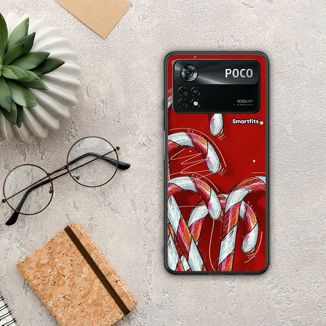Candy Cane - Xiaomi Poco X4 Pro 5G θήκη