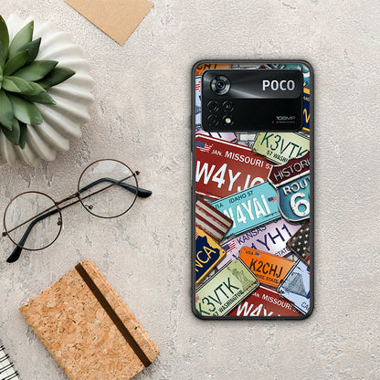 Car Plates - Xiaomi Poco X4 Pro 5G θήκη