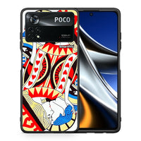 Thumbnail for Θήκη Xiaomi Poco X4 Pro 5G Card Love από τη Smartfits με σχέδιο στο πίσω μέρος και μαύρο περίβλημα | Xiaomi Poco X4 Pro 5G Card Love case with colorful back and black bezels