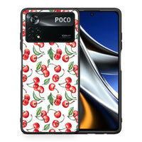 Thumbnail for Θήκη Xiaomi Poco X4 Pro 5G Cherry Summer από τη Smartfits με σχέδιο στο πίσω μέρος και μαύρο περίβλημα | Xiaomi Poco X4 Pro 5G Cherry Summer case with colorful back and black bezels