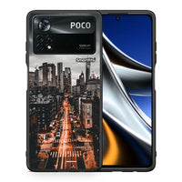 Thumbnail for Θήκη Xiaomi Poco X4 Pro 5G City Lights από τη Smartfits με σχέδιο στο πίσω μέρος και μαύρο περίβλημα | Xiaomi Poco X4 Pro 5G City Lights case with colorful back and black bezels