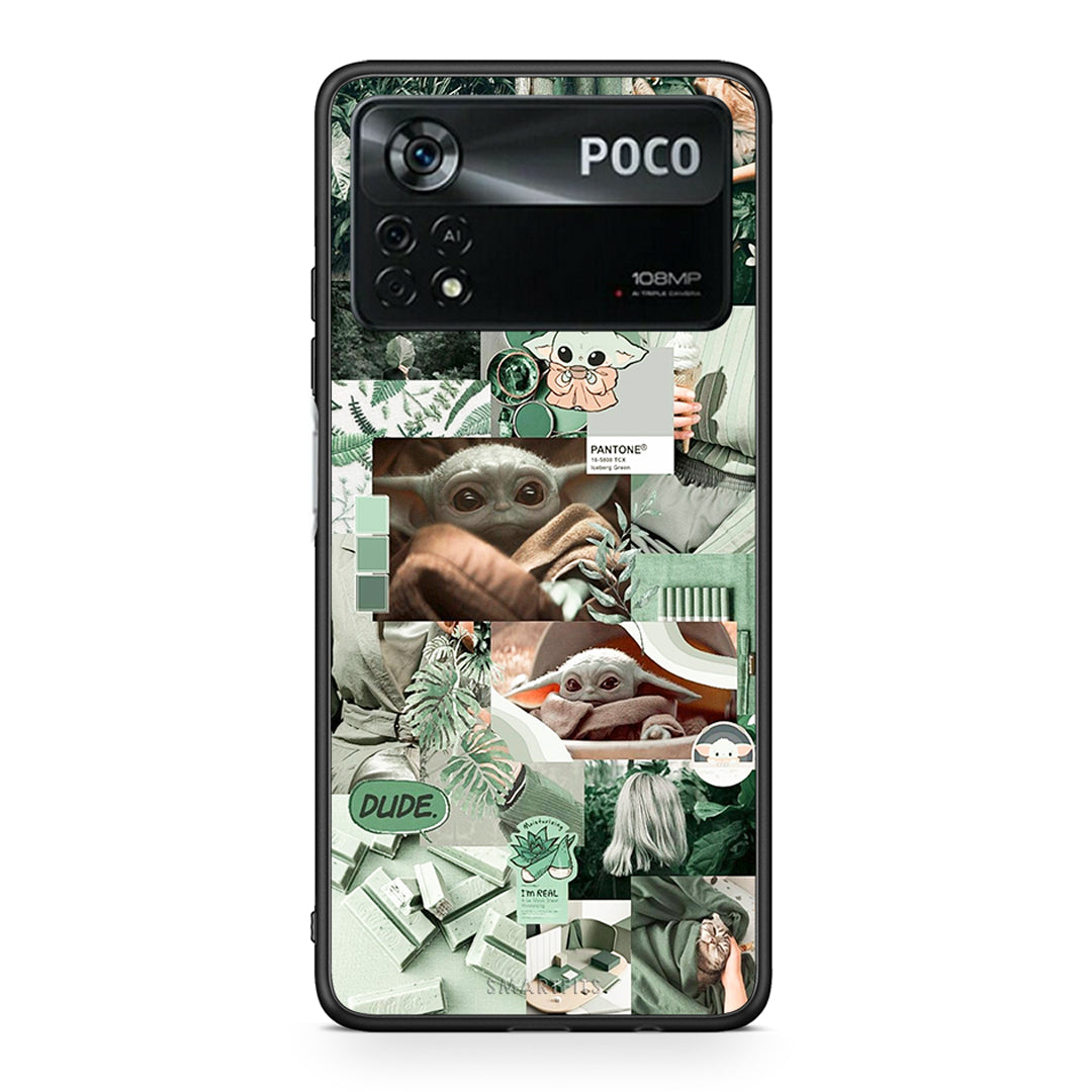 Xiaomi Poco X4 Pro 5G Collage Dude Θήκη Αγίου Βαλεντίνου από τη Smartfits με σχέδιο στο πίσω μέρος και μαύρο περίβλημα | Smartphone case with colorful back and black bezels by Smartfits